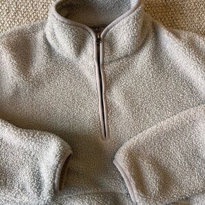 Cozy Sherpa Quarter-Zip Pullover